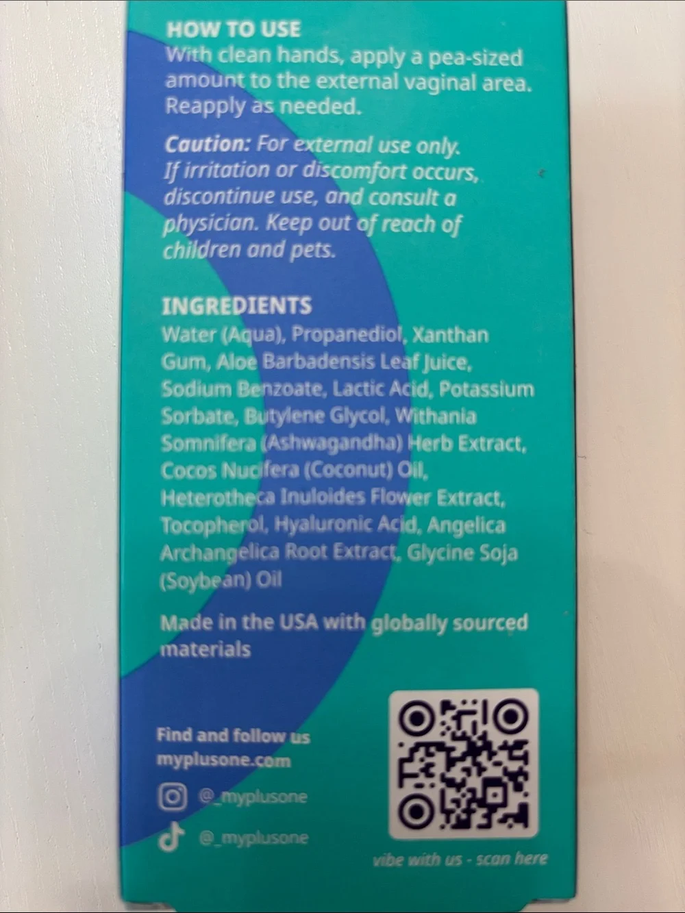 Quench gel - moisturizer for your lady part